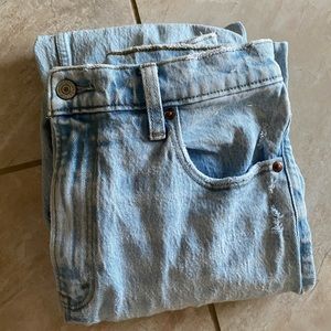 Abercrombie The `90s Straight Ultra High Rise Jeans